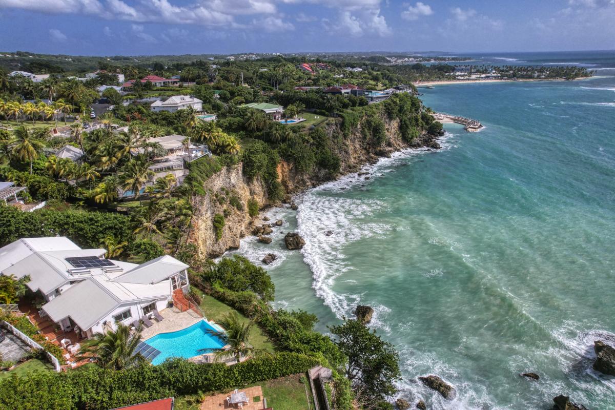 44.Location Villa piscine vue mer Ste Anne Guadeloupe_Vue mer
